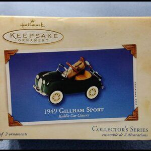 Hallmark Keepsake 2003, 1949 GILLHAM SPORT PEDAL CAR -Ornament NOB